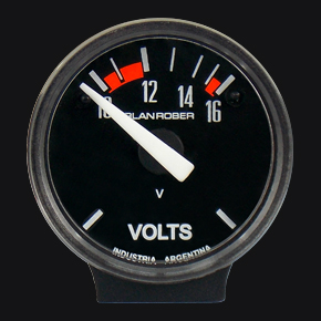 224H12V - VOLTIMETRO 12V 40MM